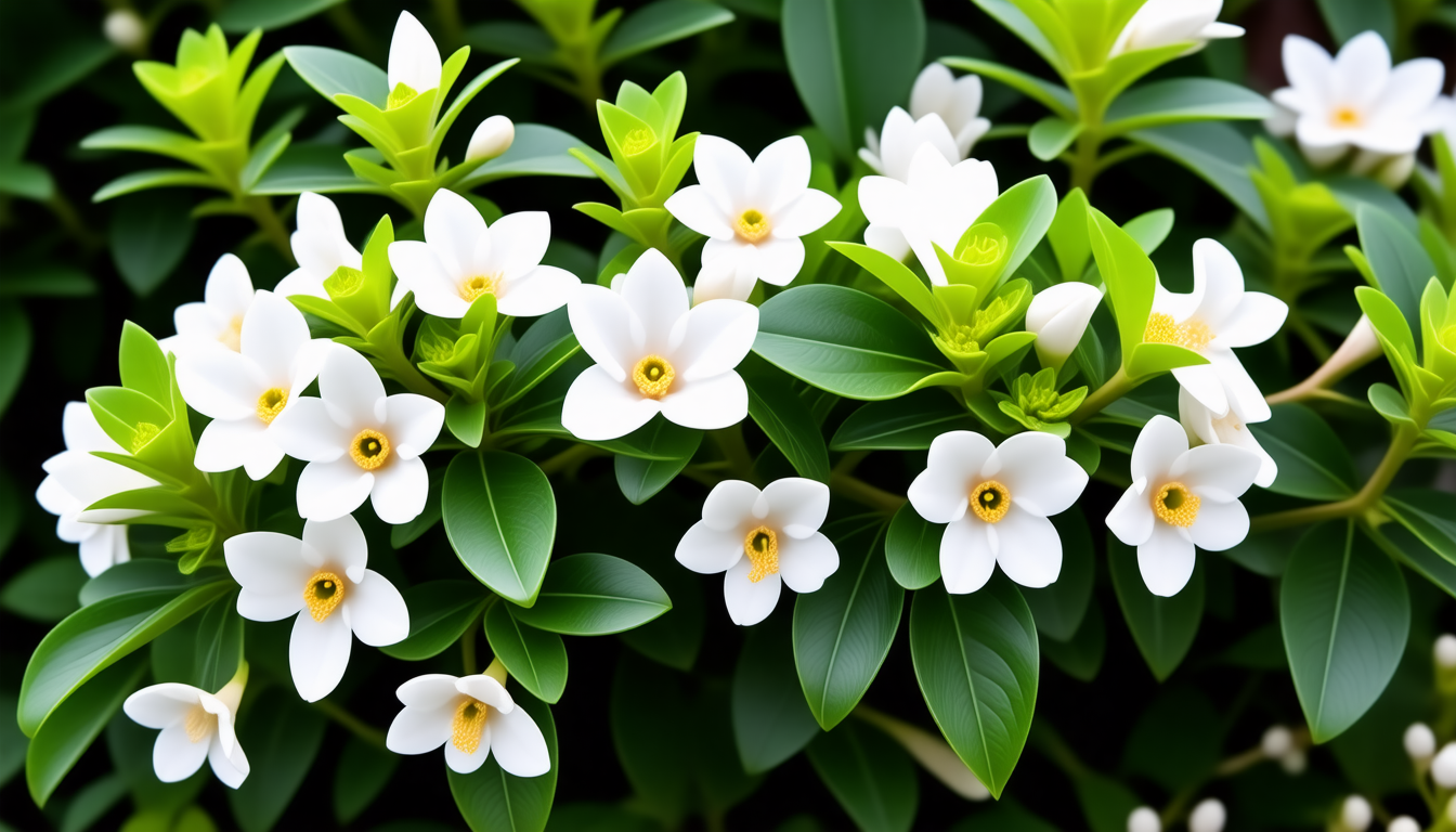 découvrez le jasmin, symbole de douceur et de sensualité, et laissez-vous envoûter par son parfum délicat et enivrant.