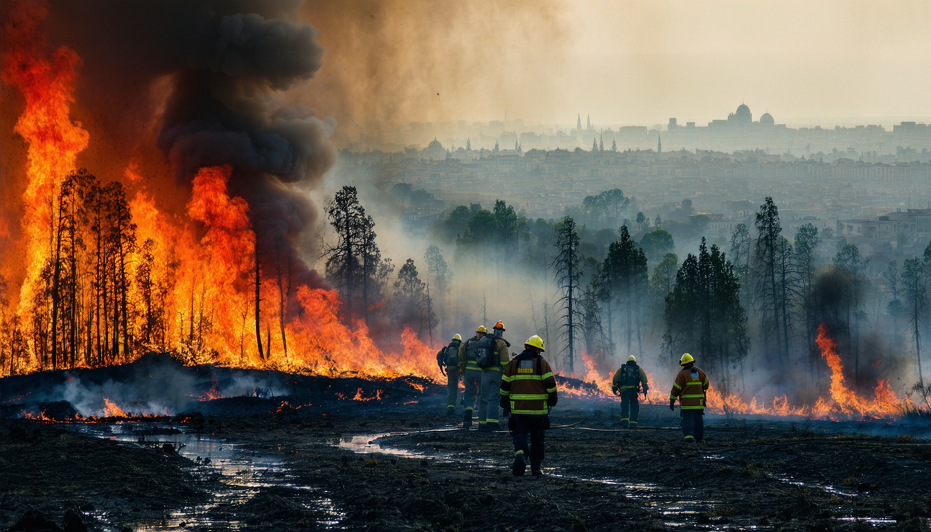 découvrez comment l'espagne connaît des émissions de co2 sans précédent à cause d'incendies ravageurs, impactant le climat et l'environnement. analyse des enjeux et des conséquences de cette situation préoccupante.