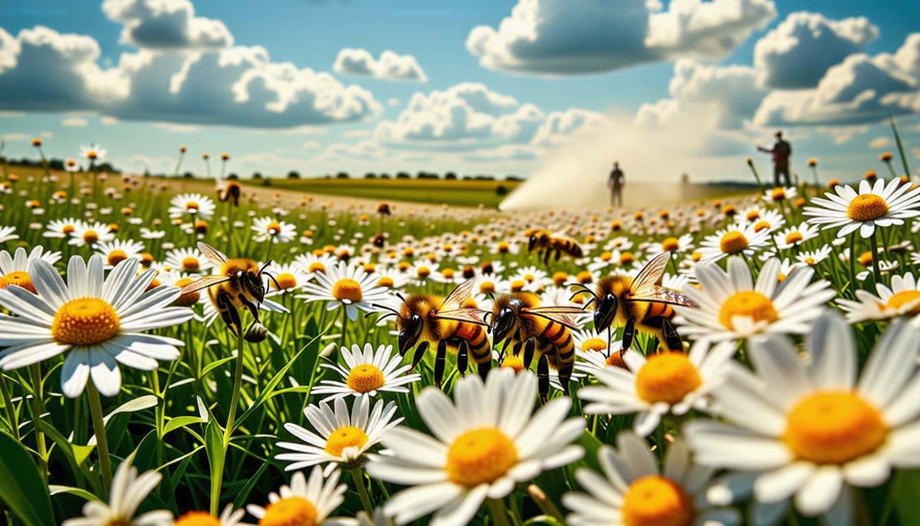 découvrez l'impact alarmant des pesticides sur les abeilles dans notre exposition 'l'exposition des abeilles aux pesticides'. explorez des données inédites et des témoignages qui soulignent l'urgence de la situation et remettons en question nos perceptions sur la protection des pollinisateurs indispensables à notre écosystème.