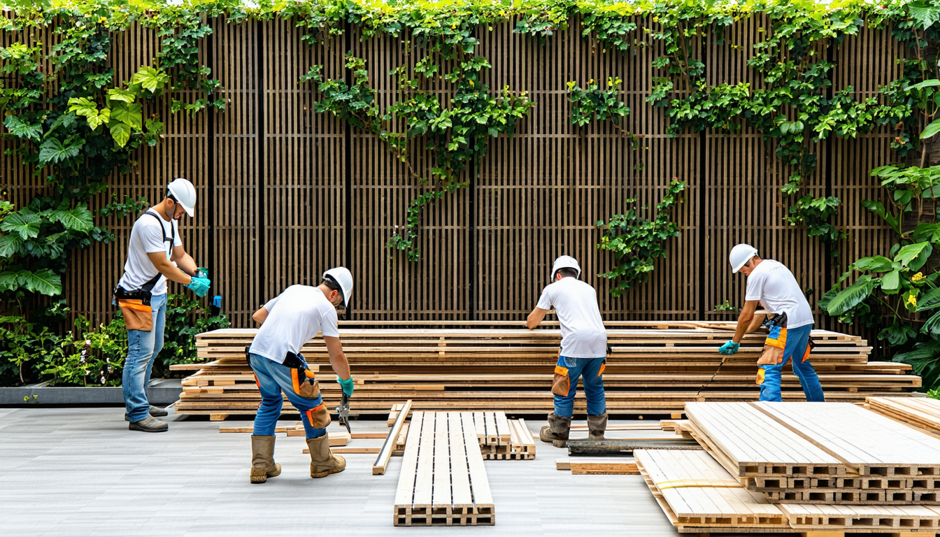 découvrez comment la pose de claustra en bois composite offre une intimité optimale tout en nécessitant aucun entretien. transformez votre espace extérieur avec élégance et durabilité grâce à cette solution pratique et esthétique.