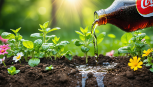 Le cola : un remède miracle inattendu pour revitaliser votre jardin