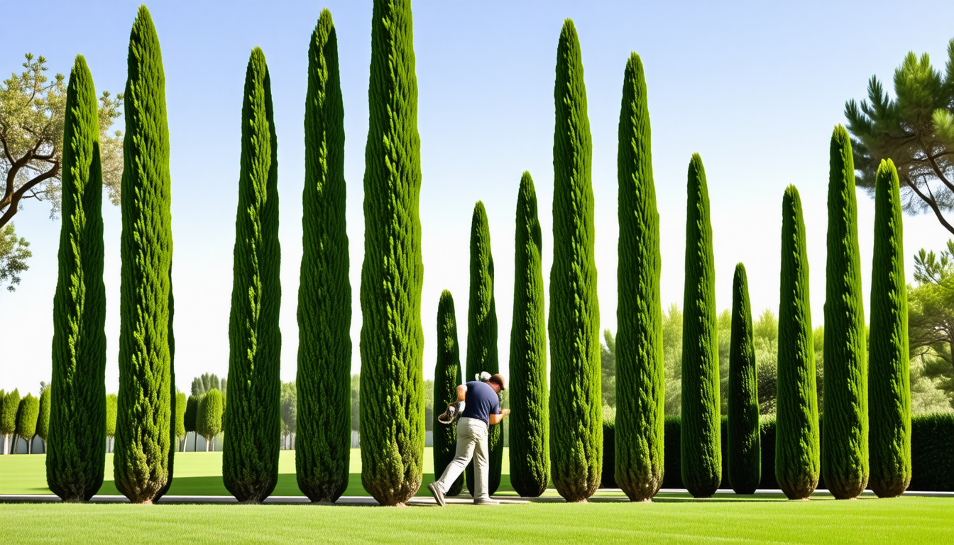 découvrez comment tailler votre cyprès pour obtenir une haie dense et bien formée. conseils pratiques et techniques de taille de formation pour un jardin harmonieux.