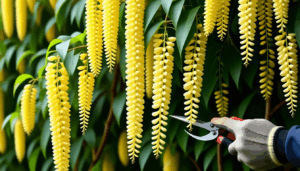 Le cytise : un arbre aux fleurs jaunes envoûtantes Surnommé la « pluie d’or », le cytise (Laburnum) est un magnifique arbre à fleurs jaunes qui illumine nos jardins au printemps. Avec ses grappes de fleurs éclatantes, il ne manque pas d’attirer […]