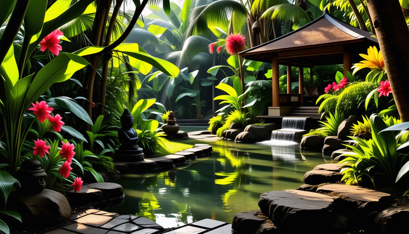 découvrez le jardin balinais, un véritable havre de paix où l'exotisme rencontre la sérénité. transformez votre espace extérieur en un oasis de verdure inspiré des îles indonésiennes, alliant plantes luxuriantes, fontaines apaisantes et ambiance zen pour un moment de détente inégalé.