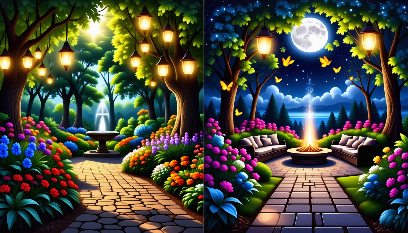 découvrez nos conseils pratiques pour rendre votre jardin attrayant et accueillant de jour comme de nuit grâce à l'aménagement, à l'éclairage et à des idées créatives pour profiter pleinement de votre espace extérieur à toute heure.