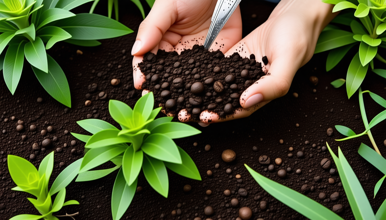 découvrez comment utiliser le marc de café pour ajuster naturellement l'acidité de votre sol et améliorer la santé de vos plantations.