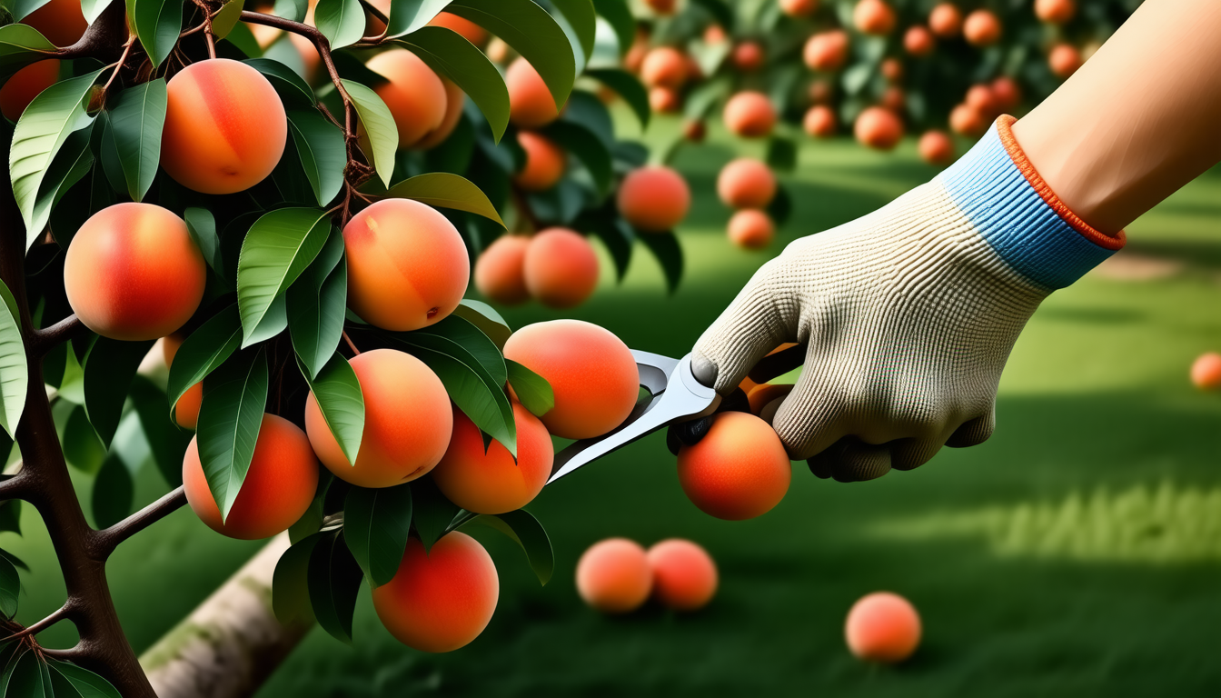 découvrez les techniques essentielles pour un pêcher en pleine santé : éclaircissage des fruits et taille annuelle pour une meilleure production et qualité.