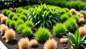 Les cheveux coupés au pied des plantes pour éloigner chevreuils et lapins