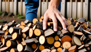 Les copeaux de bois en surface pour éviter l’évaporation