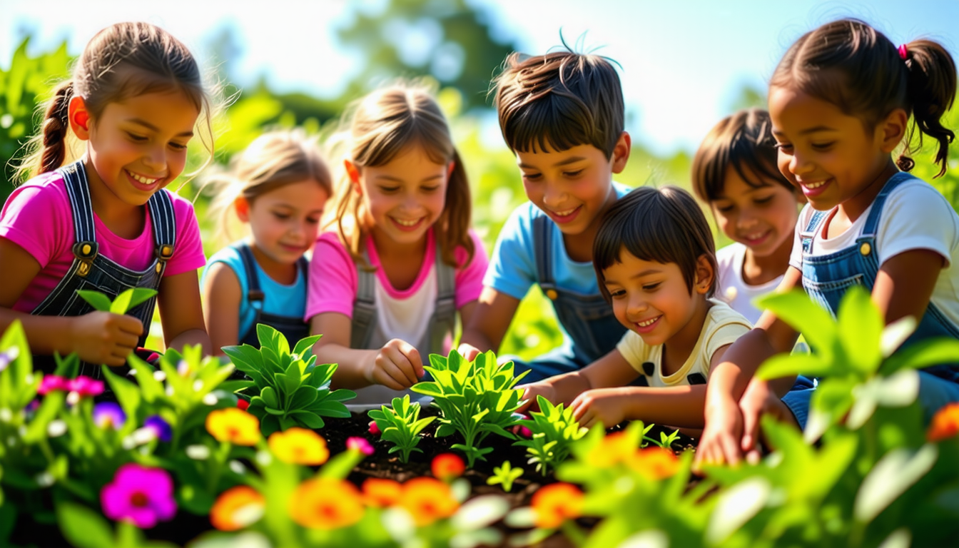 découvrez comment les enfants de kita parchim s'épanouissent à travers le jardinage, cultivant des fleurs et des légumes tout en apprenant de précieuses leçons sur la nature et le travail en équipe. plongez dans leur expérience enrichissante !