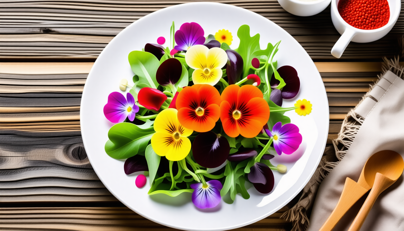découvrez comment les fleurs comestibles peuvent sublimer vos plats avec des couleurs éclatantes et des arômes délicats. apprenez à les intégrer dans vos recettes pour une touche d'originalité et de fraîcheur.