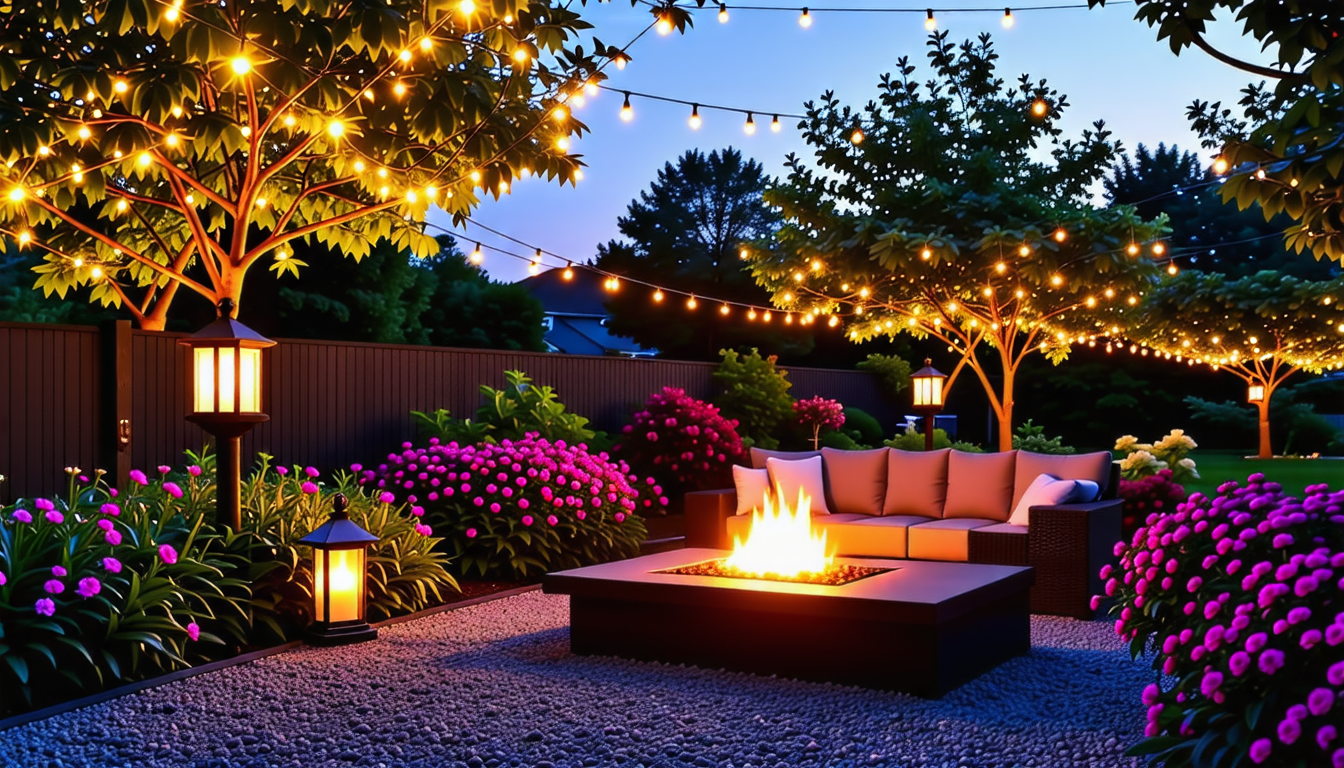 découvrez les meilleures solutions pour illuminer votre jardin de nuit avec élégance et fonctionnalité. explorez des idées d'éclairage créatives pour transformer votre espace extérieur en un havre de paix nocturne.