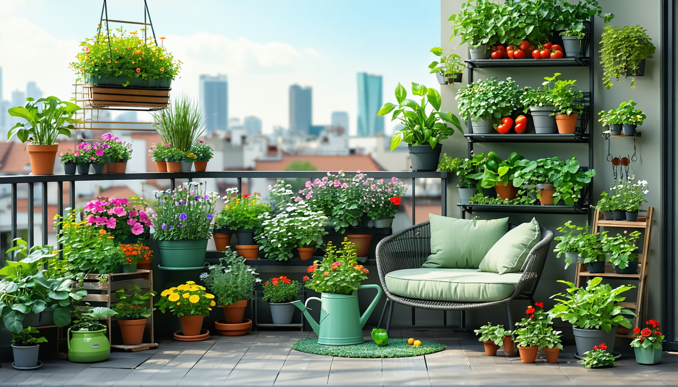 découvrez les meilleures techniques de jardinage sur balcon, idéales pour optimiser votre espace en milieu urbain. apprenez à cultiver des plantes, légumes et fleurs avec des conseils pratiques et des astuces pour profiter d'un jardin luxuriant même dans un petit espace.