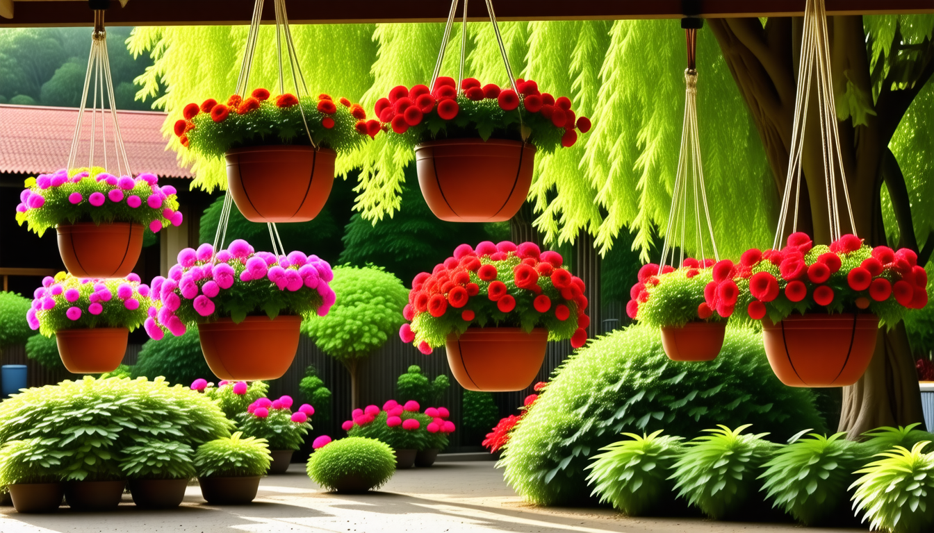 découvrez comment les pots suspendus peuvent transformer votre espace extérieur en un jardin aérien et élégant. apprenez des astuces de décoration et d'inspiration pour intégrer ces éléments modernes dans votre aménagement paysager.
