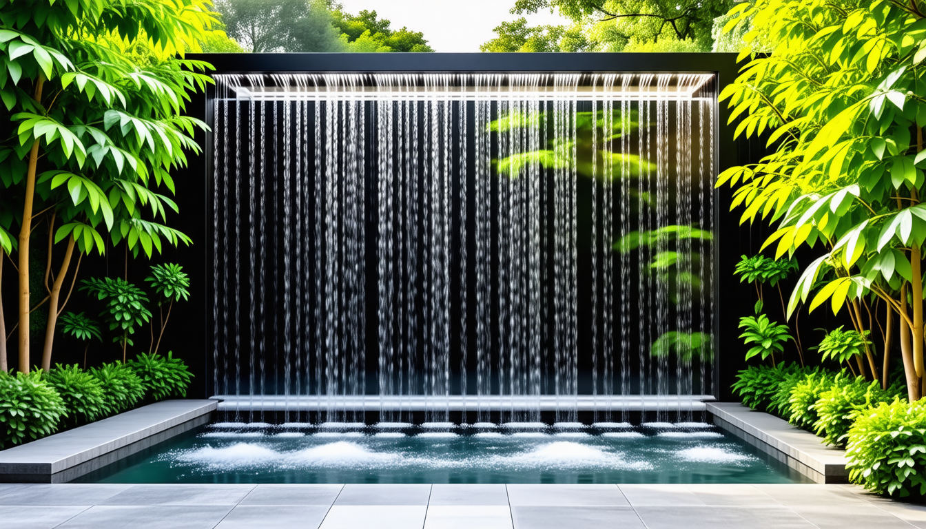 découvrez comment sublimer votre jardin de ville grâce à un mur d'eau ou une cascade verticale. transformez votre espace extérieur en un havre de paix apaisant, tout en ajoutant une touche moderne et esthétique à votre environnement urbain.