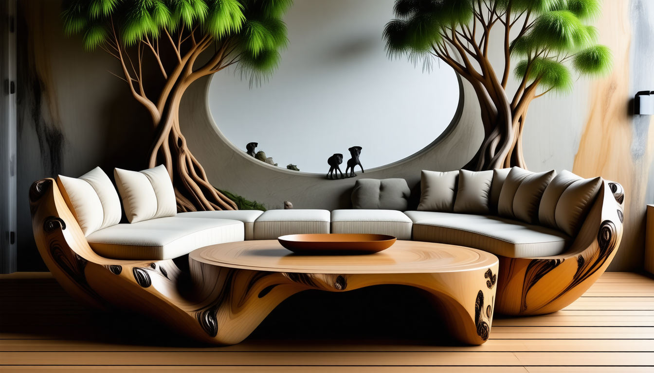 créez une ambiance vacances chez vous en associant plantes tropicales luxuriantes et mobilier en bois exotique. conseils déco pour un intérieur chaleureux, naturel et dépaysant !