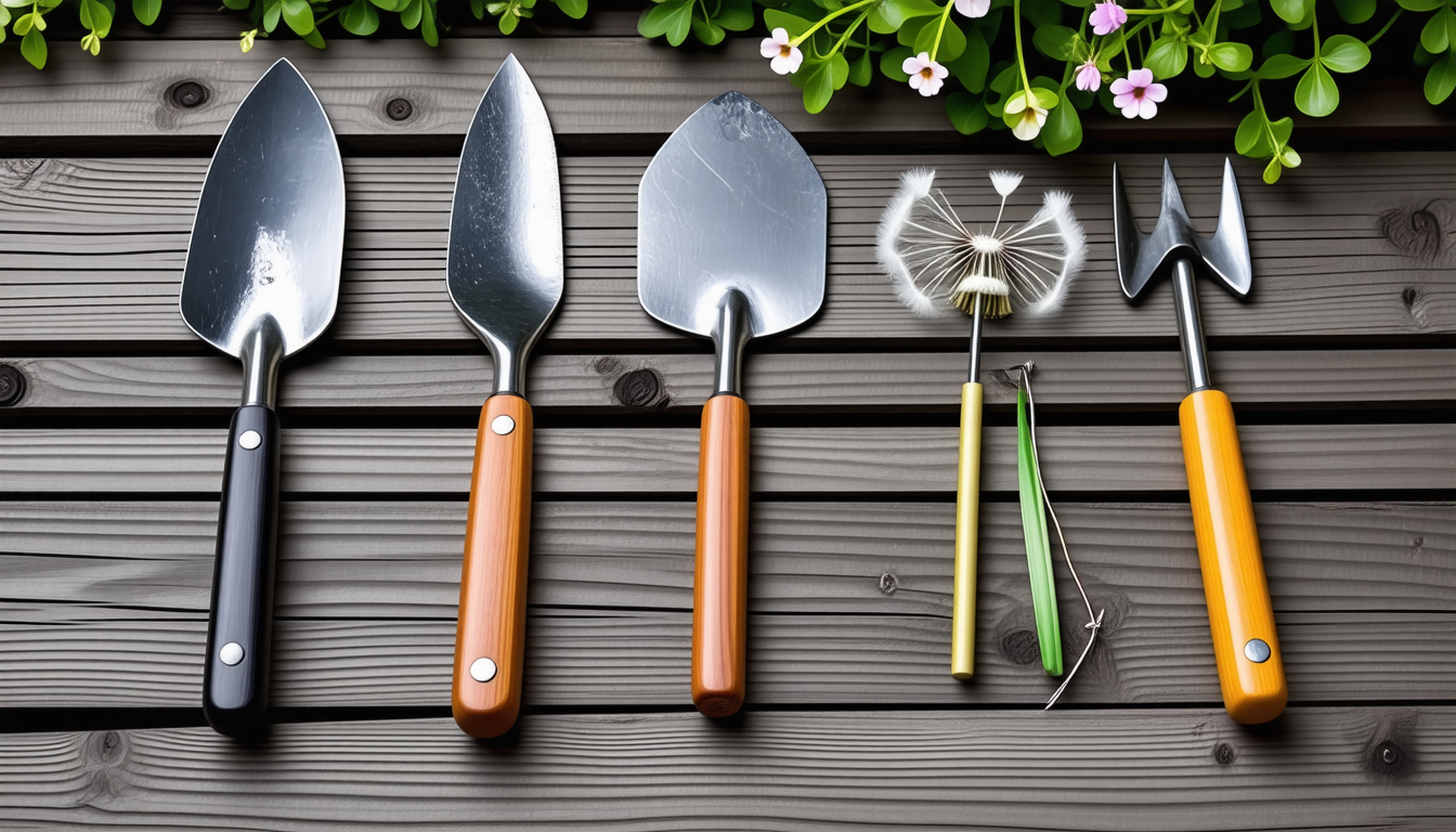 découvrez notre sélection d'outils de désherbage manuel, incluant couteau désherbeur et binette, pour un jardin sain et sans mauvaises herbes. idéaux pour un entretien précis et respectueux de l'environnement.