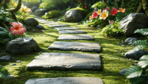 Créer un chemin de pas japonais dans son jardin est une invitation à la promenade zen, à la découverte sensorielle et à la contemplation. La réussite de ce projet tient souvent à un détail fondamental : l’écartement entre chaque dalle. […]