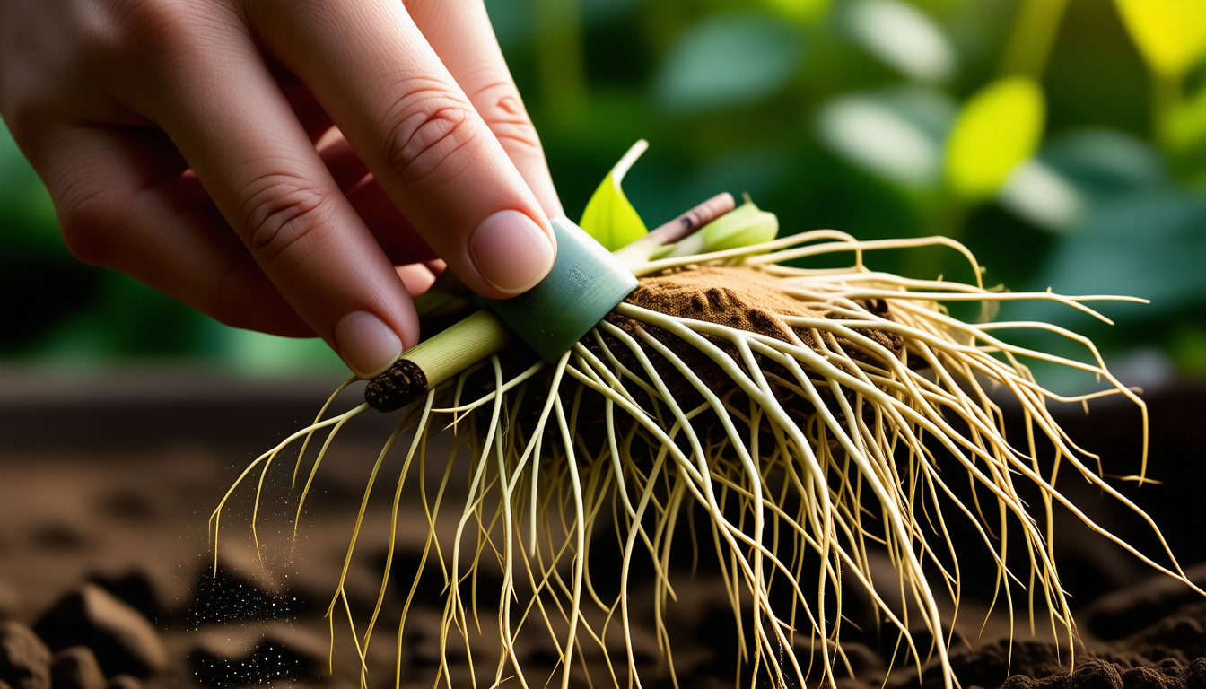 découvrez comment poudrer les racines avec de l'hormone de bouturage et de la cannelle pour favoriser la croissance et protéger vos boutures naturellement.
