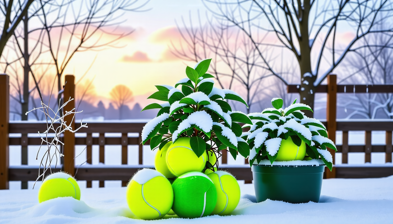 découvrez comment les balles de tennis peuvent devenir des alliées précieuses pour protéger et revitaliser votre jardin pendant la saison hivernale. apprenez des astuces pratiques pour utiliser ces accessoires sportifs de manière innovante et bénéfique pour vos plantes.