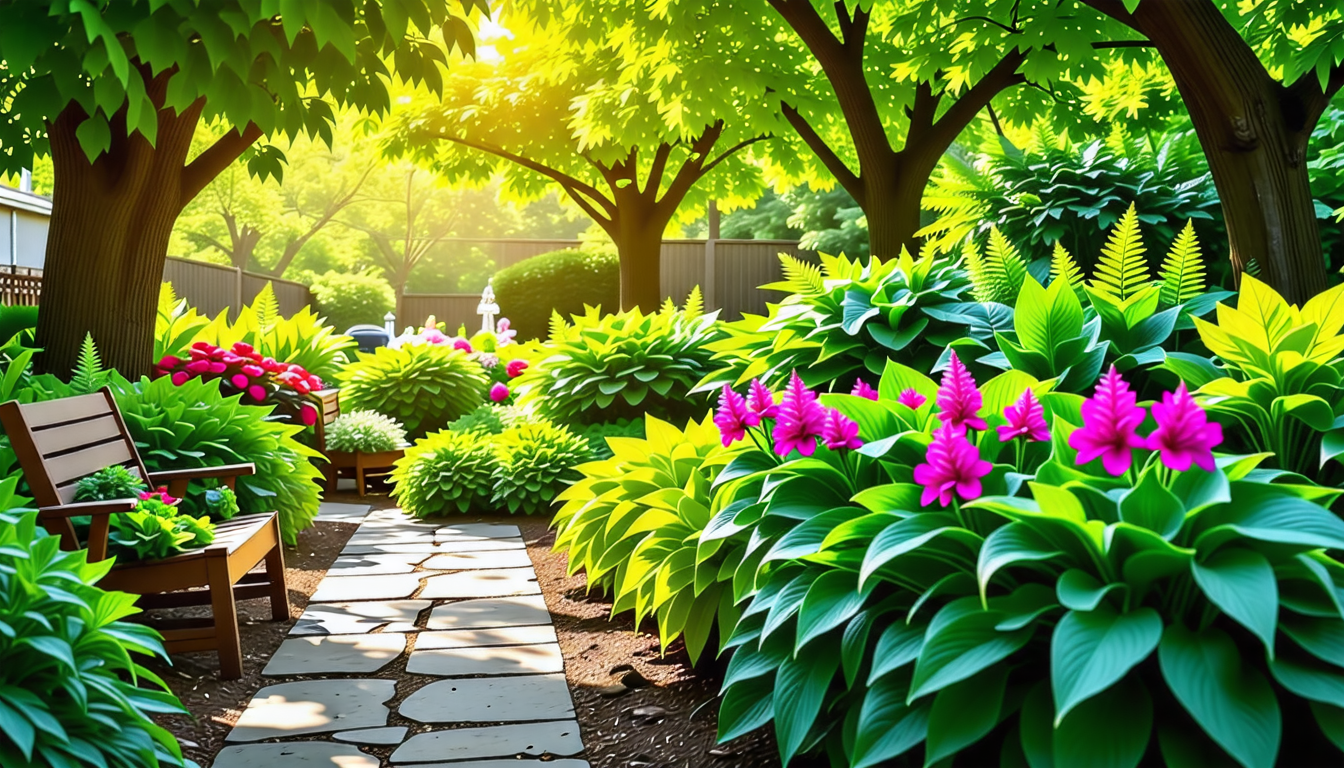 découvrez les meilleures plantes pour transformer votre jardin à l'ombre en un havre de paix. explorez notre sélection de variétés faciles à entretenir qui prospèrent dans des conditions de faible luminosité.