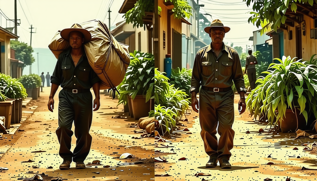 découvrez le parcours inspirant de pacifique elie en rdc, qui est passé de porteur à jardinier, surmontant défis et obstacles pour réaliser ses rêves. une histoire de résilience et d'espoir.
