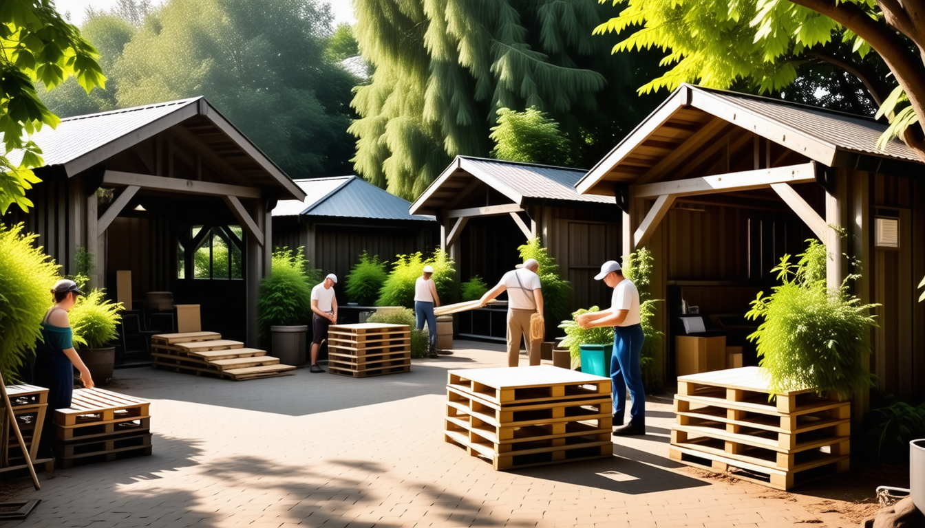 découvrez comment le recyclage de palettes peut contribuer à la construction d'abris éco-responsables. optez pour des solutions durables et créatives tout en préservant notre planète. transformez des matériaux recyclés en espaces utiles et respectueux de l'environnement.