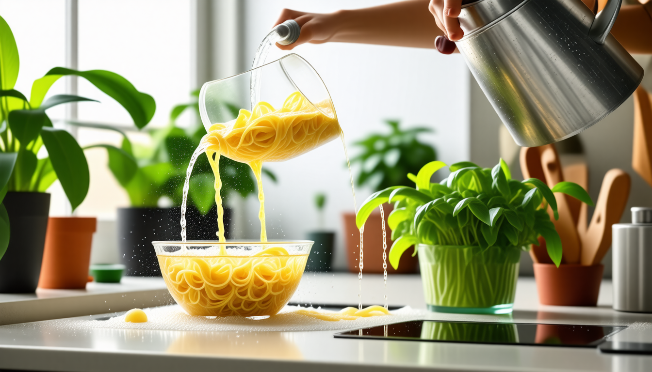 découvrez comment recycler l'eau de cuisson des pâtes pour arroser et nourrir vos plantes tout en réduisant le gaspillage d'eau de manière écologique et économique.