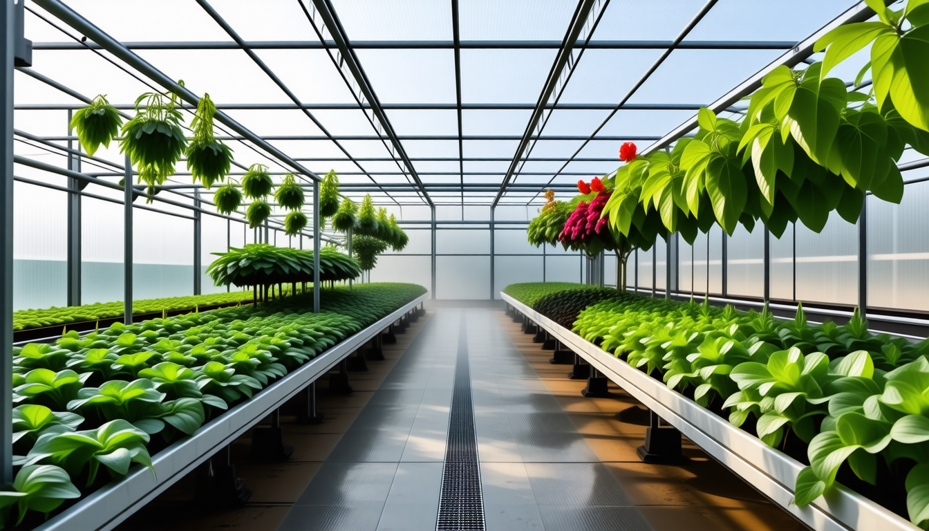 découvrez notre serre automatisée révolutionnaire, équipée de capteurs intelligents pour surveiller les conditions de culture, d'un système de ventilation optimal et d'un arrosage 2.0, garantissant des récoltes fructueuses et une expérience de jardinage simplifiée. transformez votre jardinage avec la technologie!