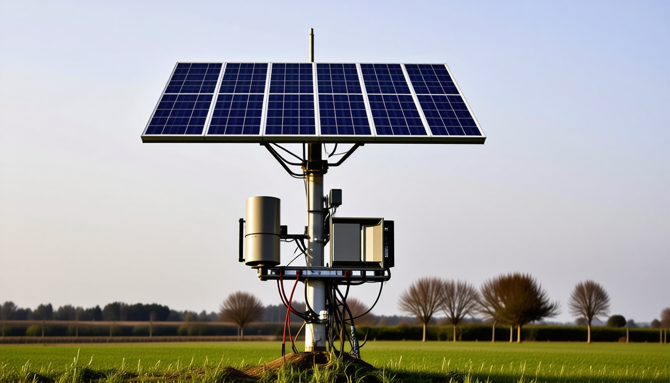 découvrez notre station météo autonome alliant production d'énergie durable et transmission sans fil. surveillez les conditions météorologiques en temps réel, tout en bénéficiant d'une technologie respectueuse de l'environnement.