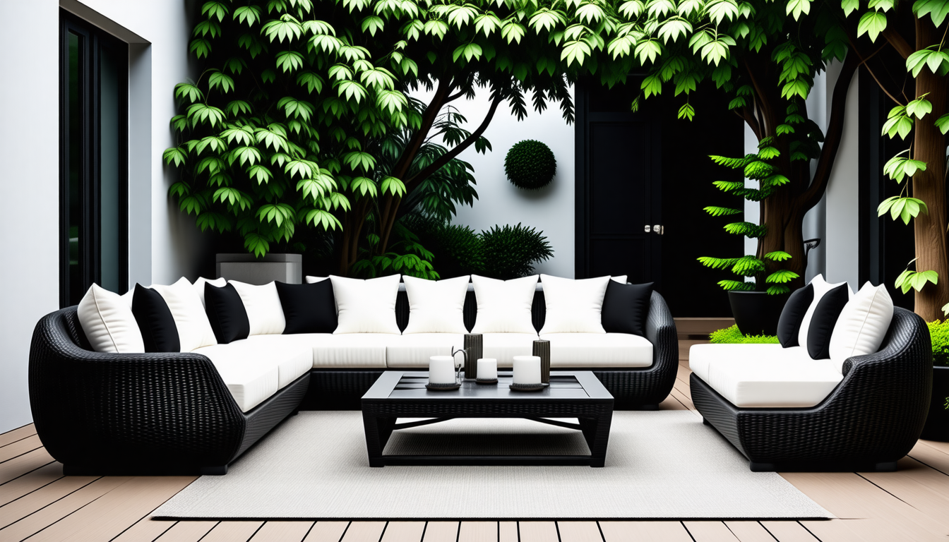 découvrez comment le duo intemporel du noir et blanc peut transformer votre espace extérieur en un lieu chic et élégant. inspirez-vous des dernières tendances pour créer une ambiance sophistiquée qui allie modernité et classique.