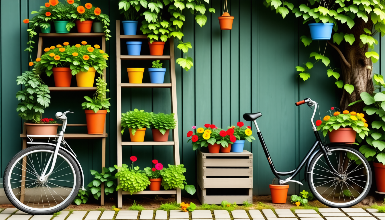 découvrez comment l'upcycling transforme des objets du quotidien en véritables trésors pour votre jardin. inspirez-vous de nos idées créatives pour donner une seconde vie à vos vieux meubles, outils et matériaux, et embellissez votre extérieur tout en respectant l'environnement.