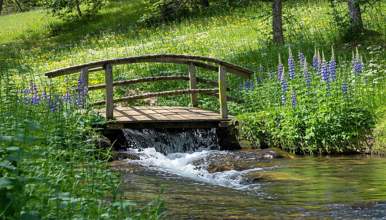 découvrez nos conseils pratiques pour réaliser un pont en bois afin de traverser un ruisseau dans votre espace extérieur. suivez notre guide étape par étape pour des travaux paysagers réussis, alliant esthétique et fonctionnalité.