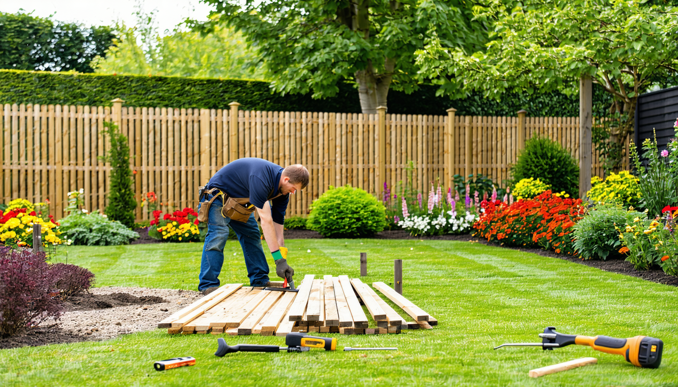 découvrez comment installer une clôture en bois pour sécuriser votre jardin. ce guide étape par étape vous aidera à choisir les matériaux adaptés, préparer le terrain et réaliser une pose efficace, tout en embellissant votre espace extérieur.