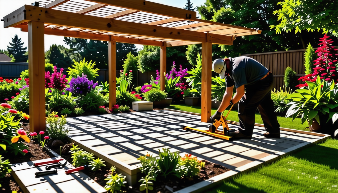 découvrez les étapes essentielles pour installer une pergola bioclimatique dans votre jardin. transformez votre espace extérieur avec nos conseils pratiques sur les travaux paysagers et profitez d'un aménagement harmonieux tout en optimisant l'ombre et la lumière.
