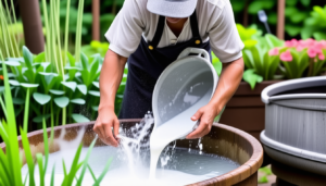 Un peu de lait écrémé dans l’eau d’arrosage pour fortifier les géraniums