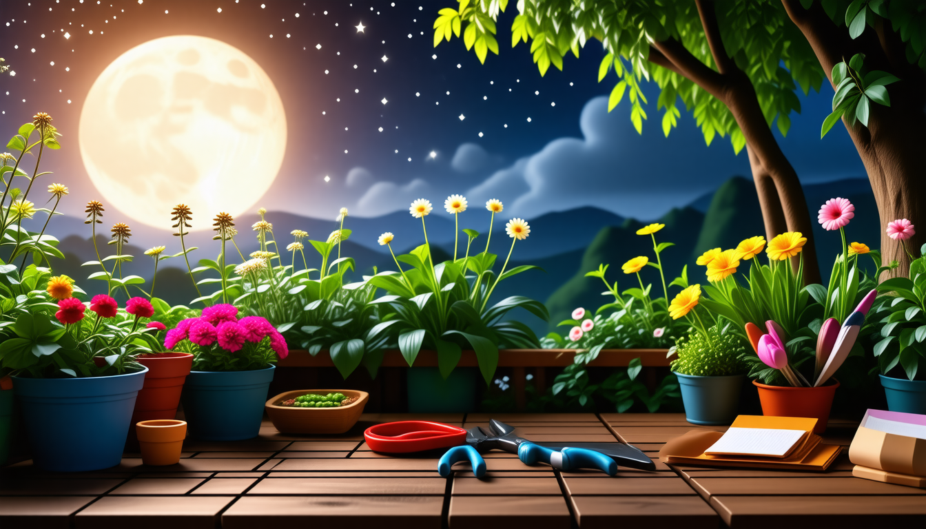 découvrez comment la lune peut influencer vos travaux de jardinage. apprenez à planifier vos semences, plantation et entretien en harmonie avec les phases lunaires pour optimiser la croissance de vos plantes.
