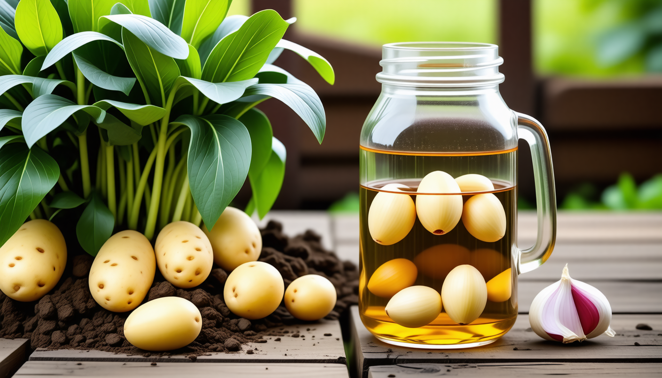 découvrez comment utiliser une infusion d’ail naturelle pour traiter efficacement le mildiou des pommes de terre et protéger vos cultures sans produits chimiques.